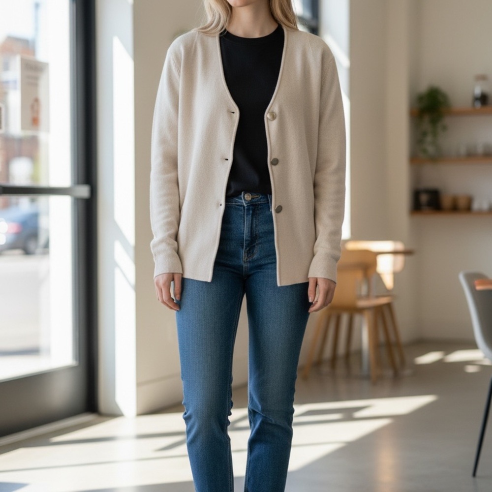 Sincerely Jules Cream Knit Cardigan